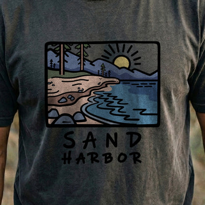 Sand Harbor Cotton T-Shirt