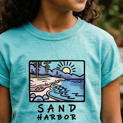 Sand Harbor Kids Cotton T-Shirt