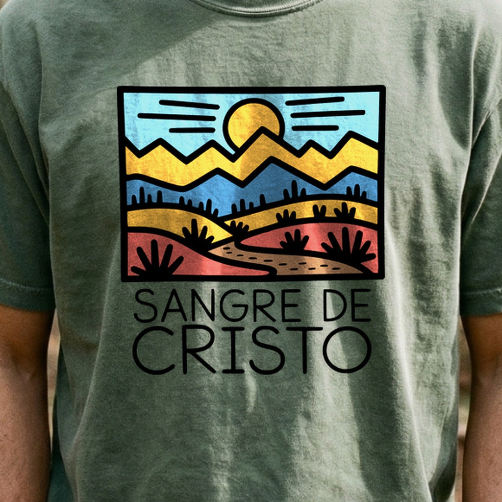 Sangre De Cristo Mountains Cotton T-Shirt