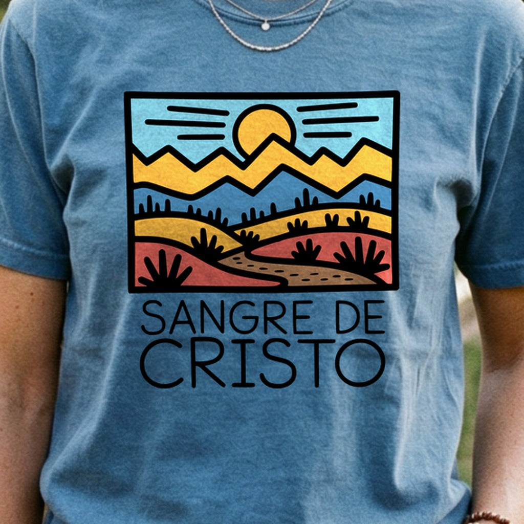 Sangre De Cristo Mountains Cotton T-Shirt