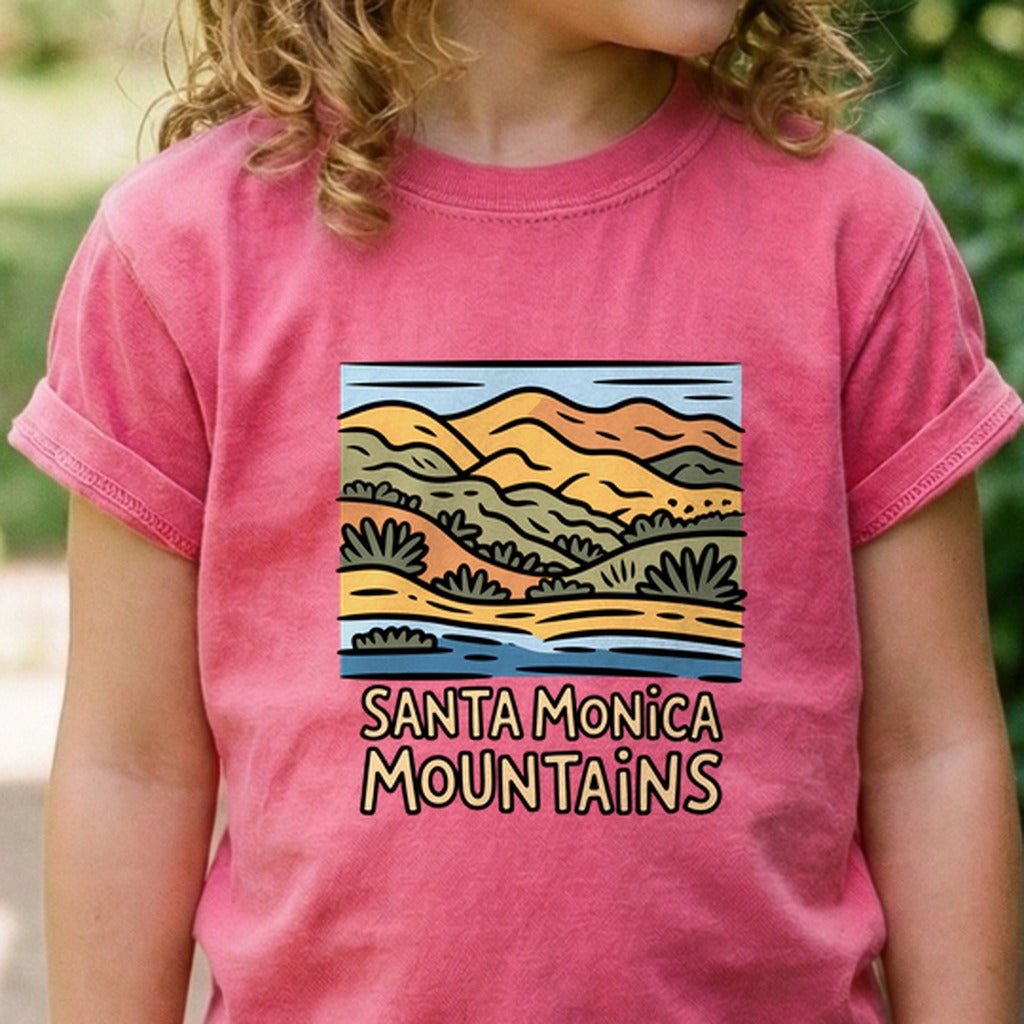Santa Monica Mountains National Recreation Area Kids Cotton T-Shirt