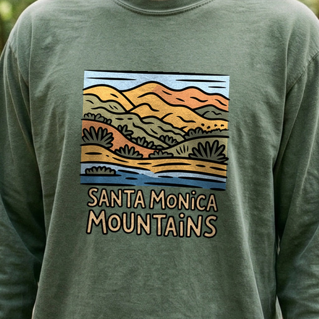 Santa Monica Mountains National Recreation Area Cotton Long Sleeve