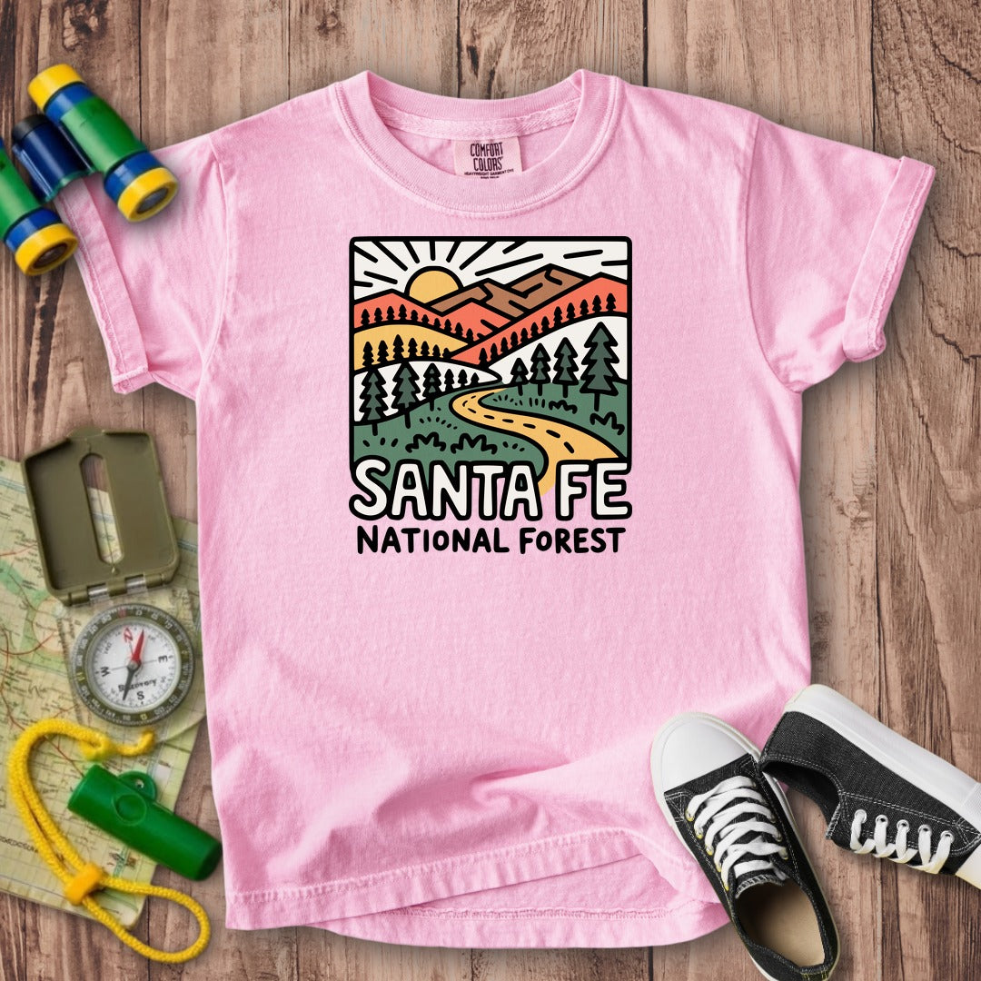 Sante Fe National Forest Kids Cotton T-Shirt