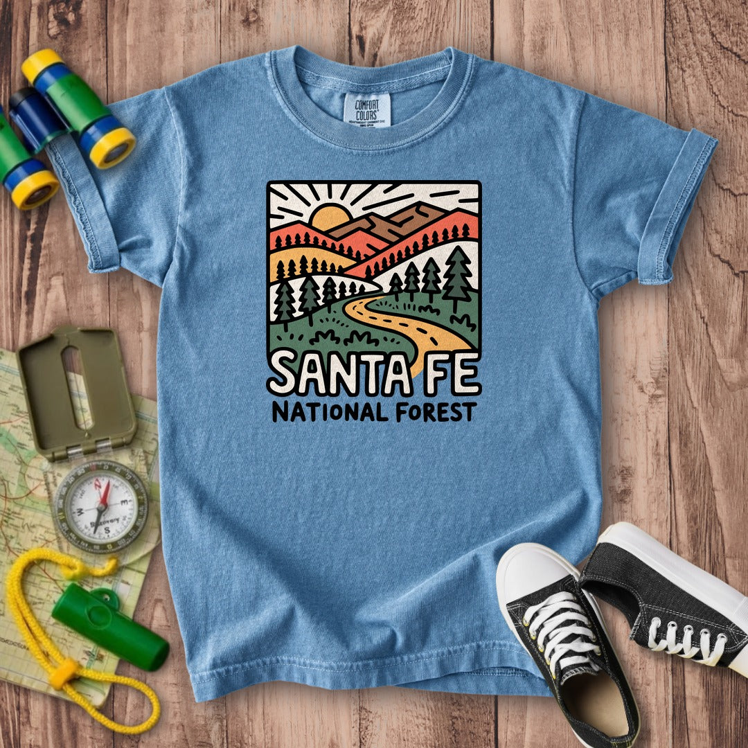 Sante Fe National Forest Kids Cotton T-Shirt