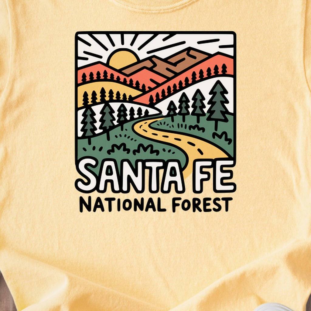 Sante Fe National Forest Kids Cotton T-Shirt