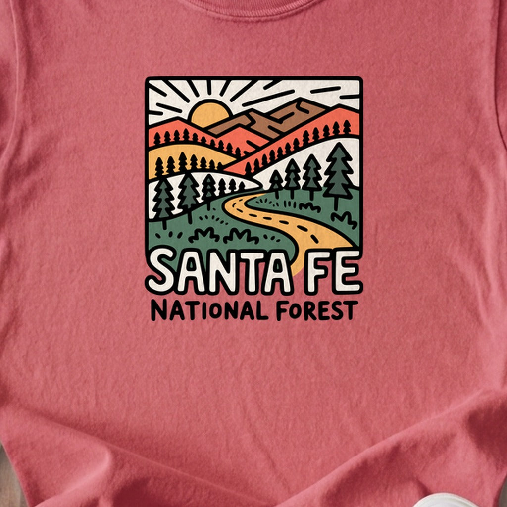 Sante Fe National Forest Kids Cotton T-Shirt
