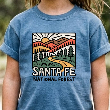 Sante Fe National Forest Kids Cotton T-Shirt