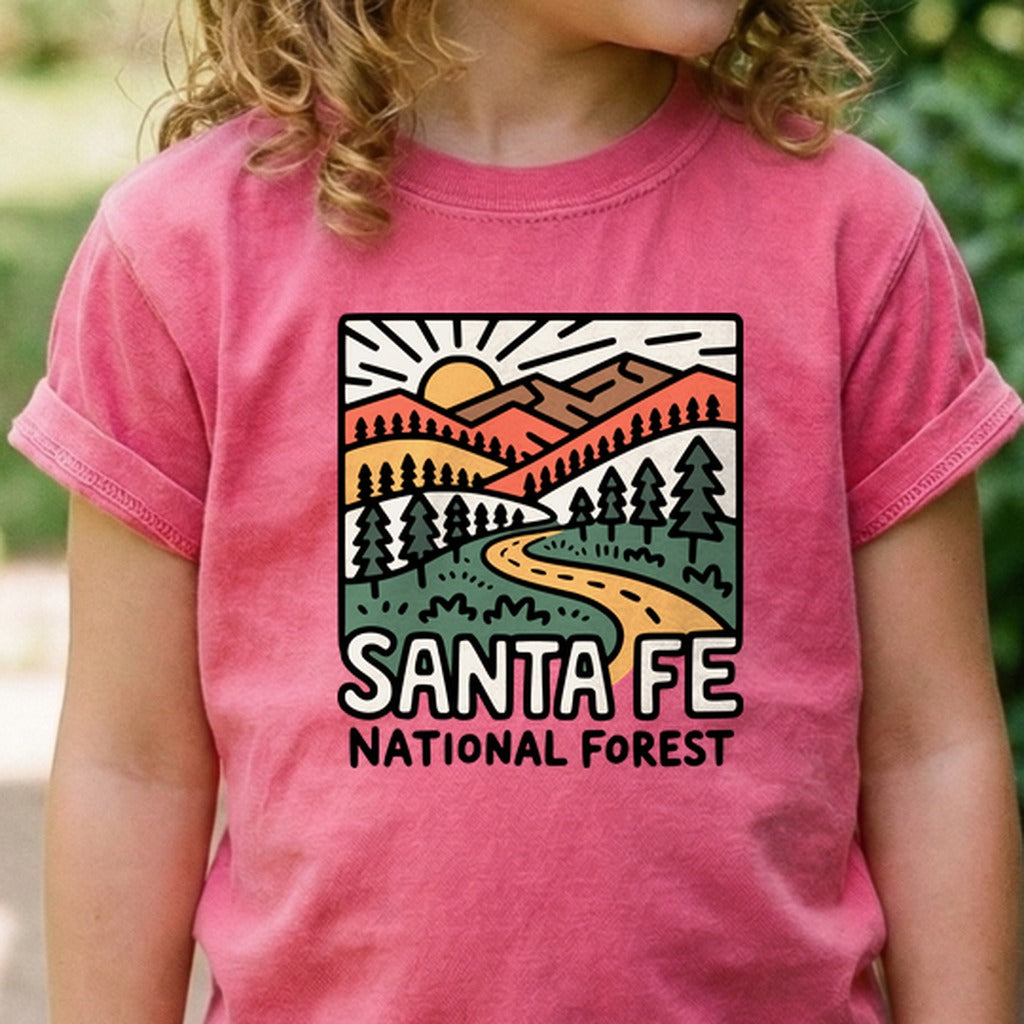 Sante Fe National Forest Kids Cotton T-Shirt