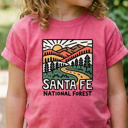 Sante Fe National Forest Kids Cotton T-Shirt