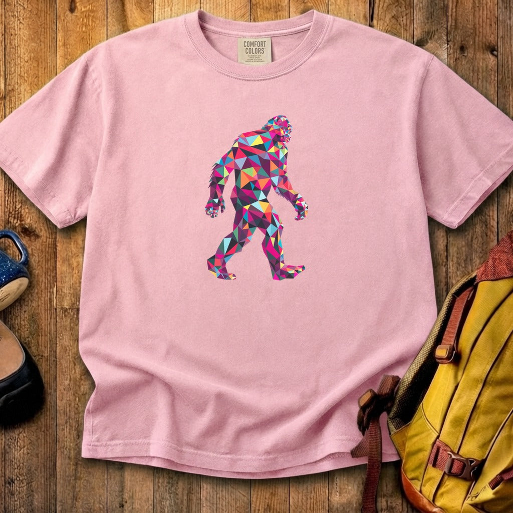 Sasquatch Mosaic Cotton T-Shirt