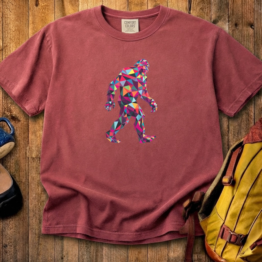 Sasquatch Mosaic Cotton T-Shirt