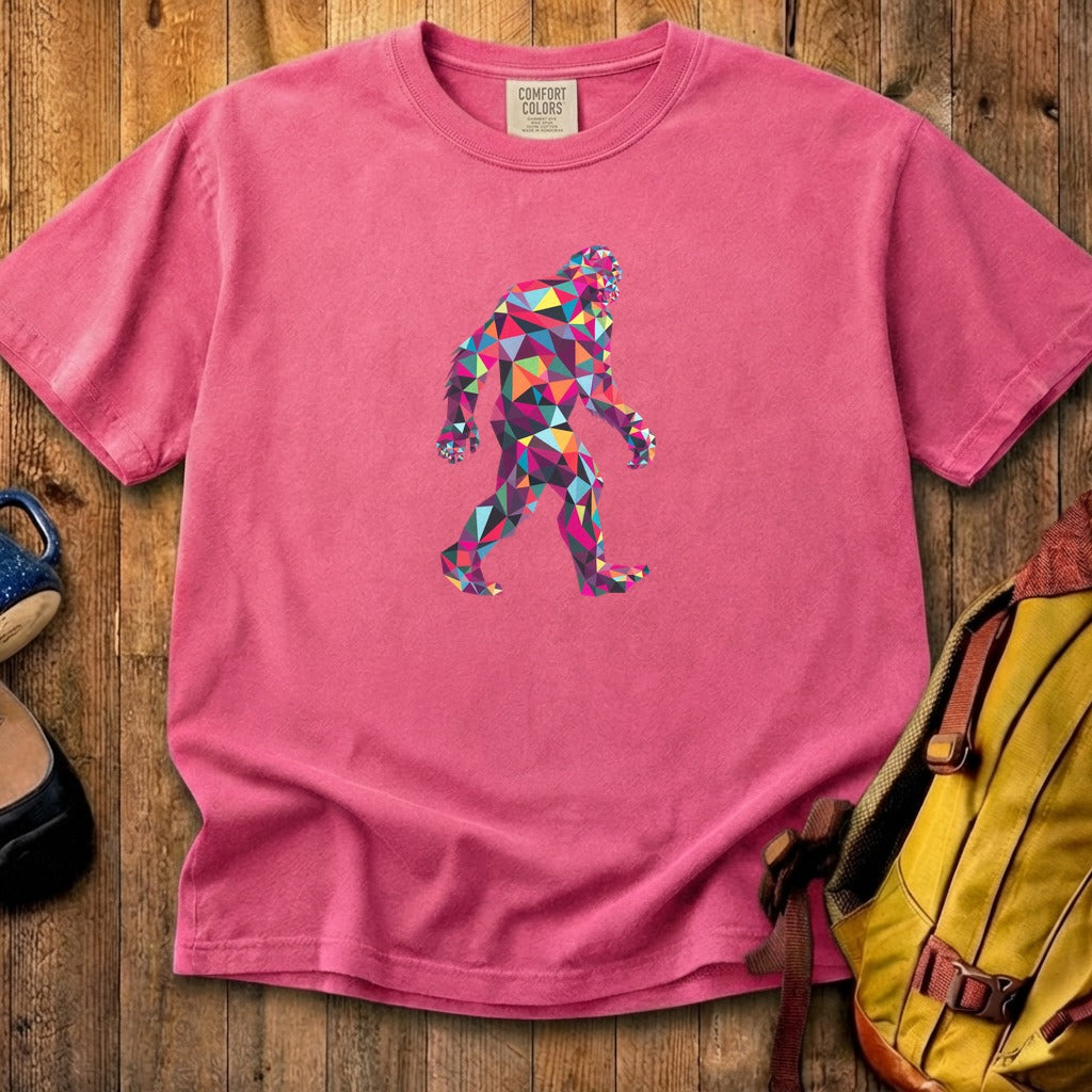 Sasquatch Mosaic Cotton T-Shirt