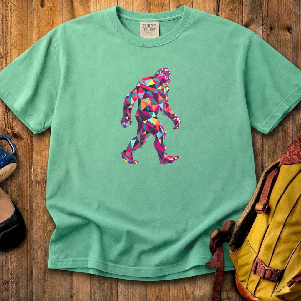 Sasquatch Mosaic Cotton T-Shirt