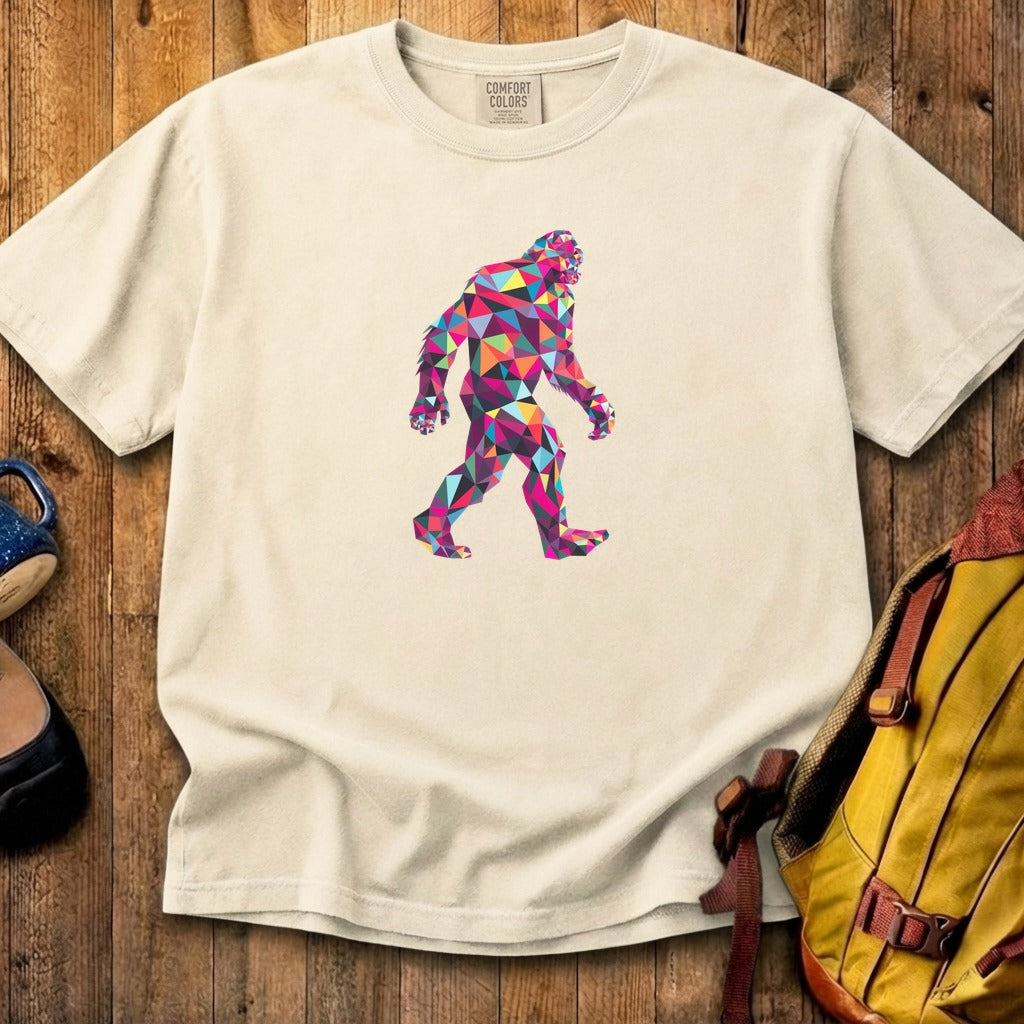 Sasquatch Mosaic Cotton T-Shirt