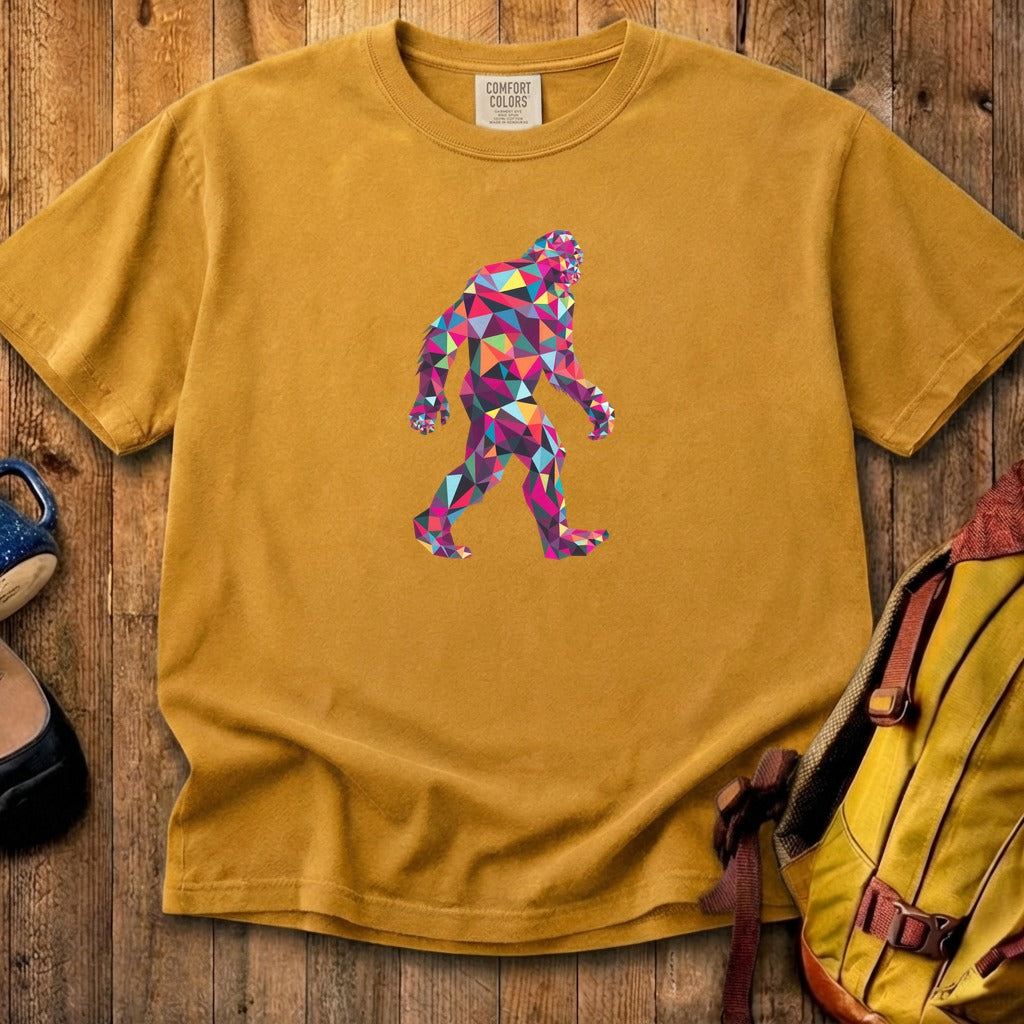 Sasquatch Mosaic Cotton T-Shirt