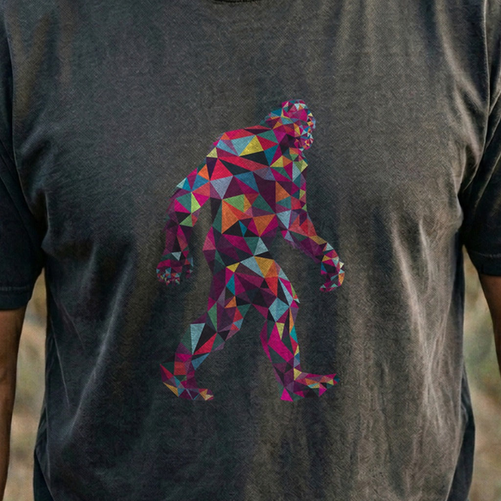 Sasquatch Mosaic Cotton T-Shirt