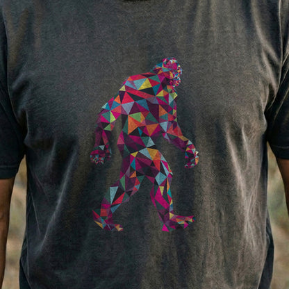 Sasquatch Mosaic Cotton T-Shirt
