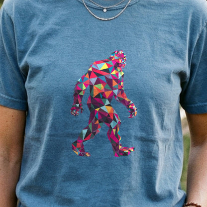 Sasquatch Mosaic Cotton T-Shirt