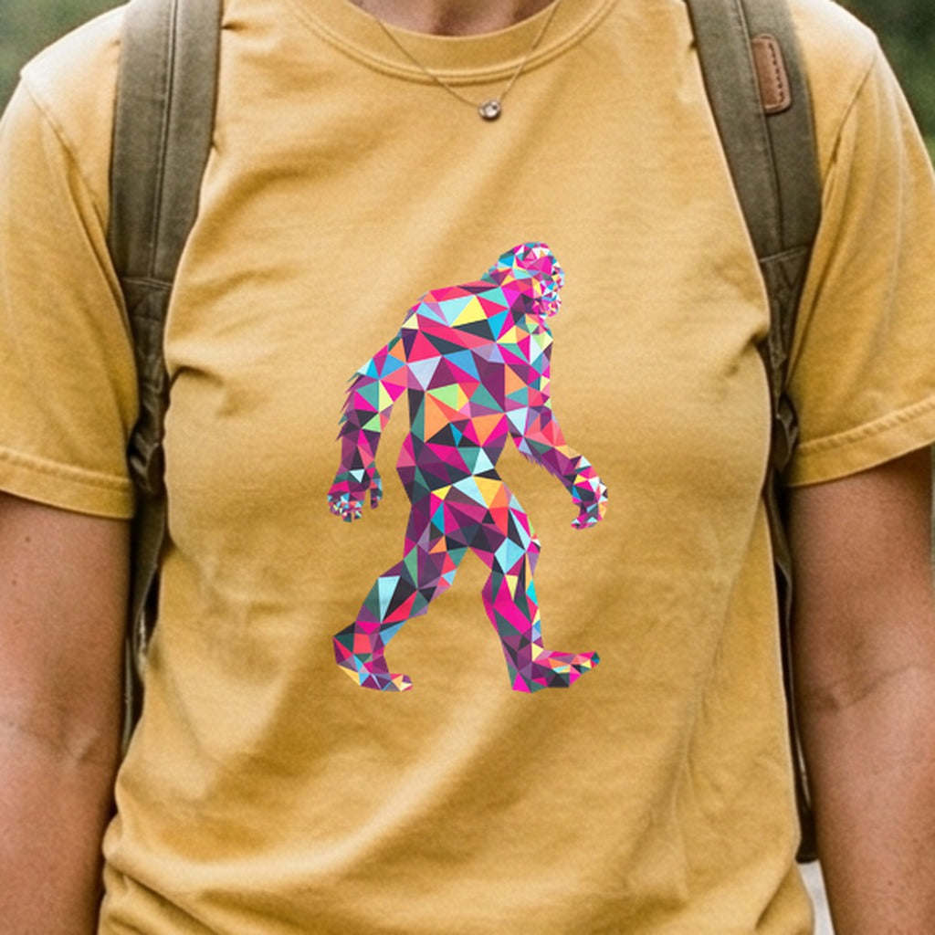 Sasquatch Mosaic Cotton T-Shirt