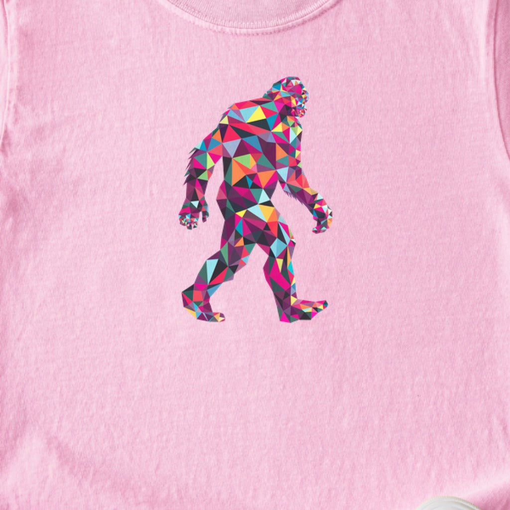 Sasquatch Mosaic Kids Cotton T-Shirt