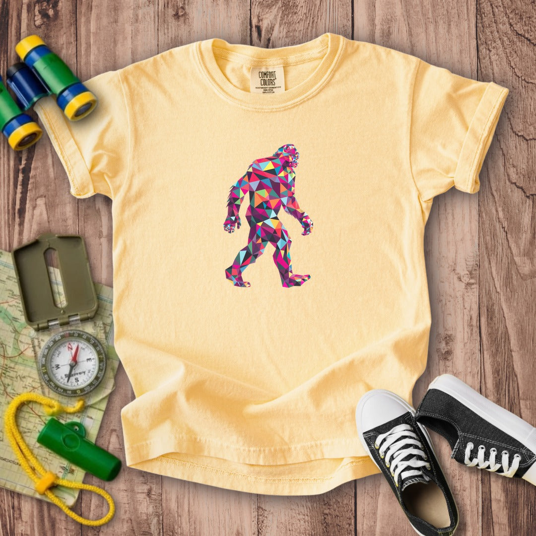 Sasquatch Mosaic Kids Cotton T-Shirt