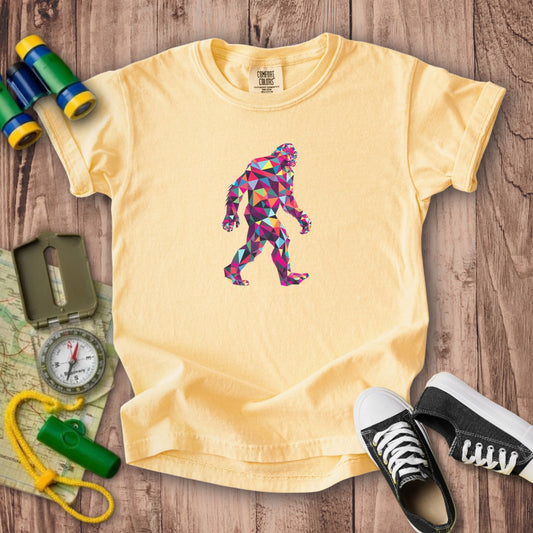 Sasquatch Mosaic Kids Cotton T-Shirt