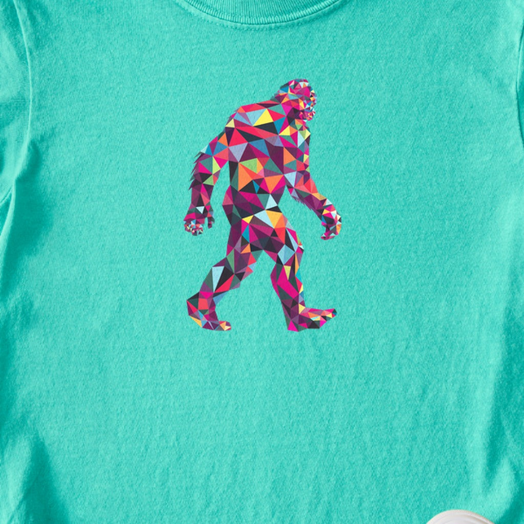 Sasquatch Mosaic Kids Cotton T-Shirt