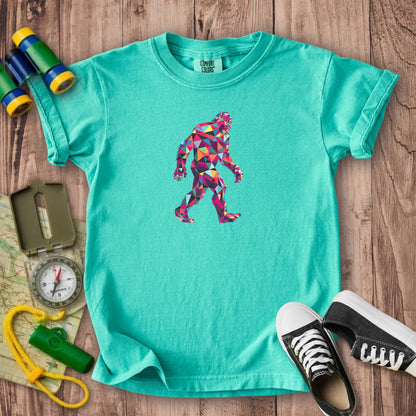 Sasquatch Mosaic Kids Cotton T-Shirt