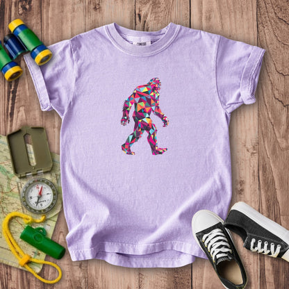 Sasquatch Mosaic Kids Cotton T-Shirt
