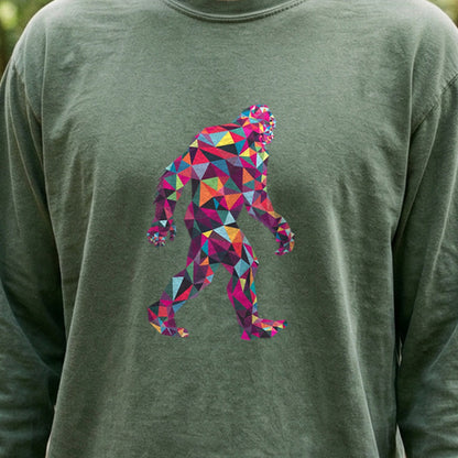 Sasquatch Mosaic Cotton Long Sleeve