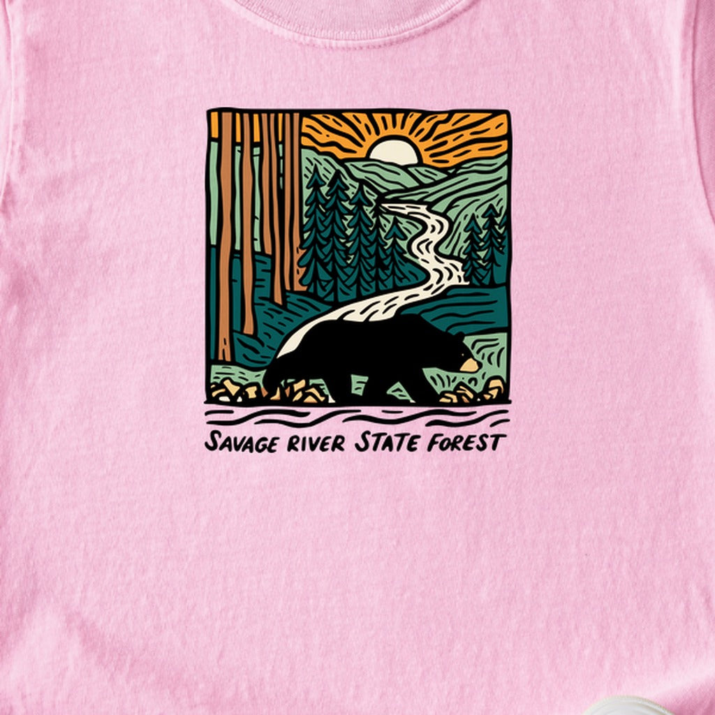 Savage River State Forest Kids Cotton T-Shirt