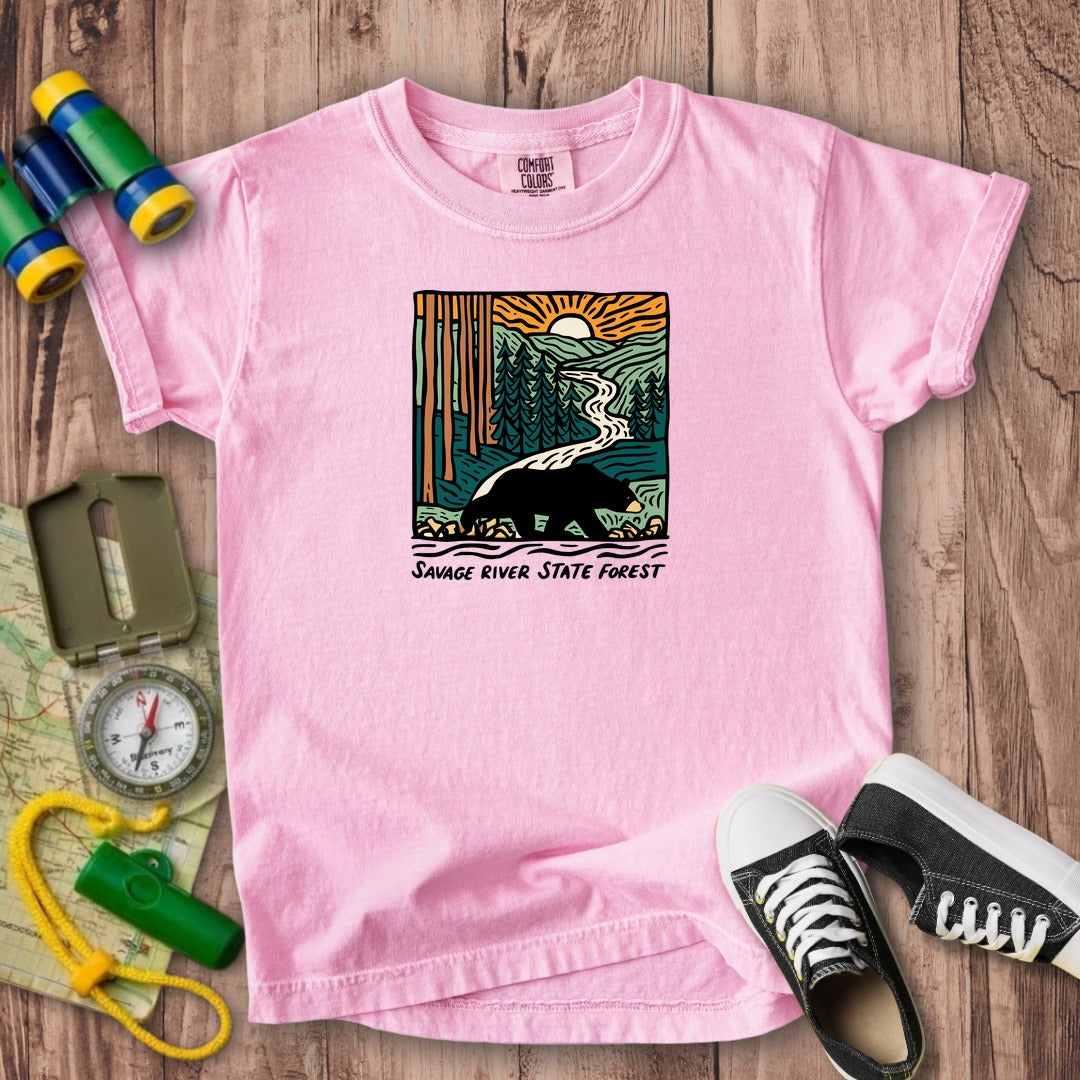 Savage River State Forest Kids Cotton T-Shirt