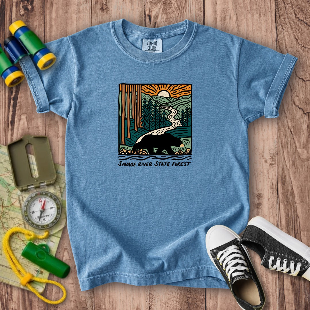 Savage River State Forest Kids Cotton T-Shirt