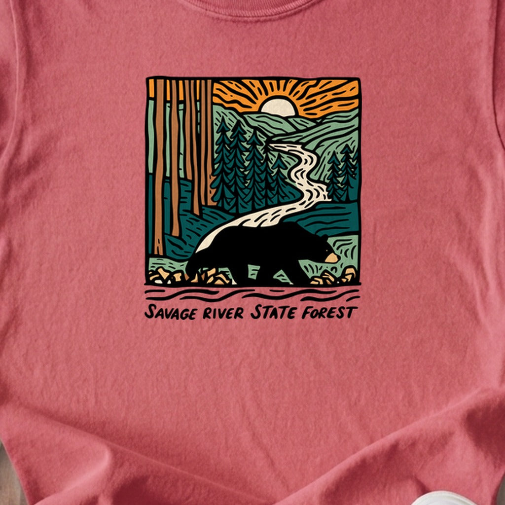 Savage River State Forest Kids Cotton T-Shirt