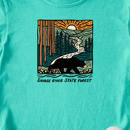 Savage River State Forest Kids Cotton T-Shirt