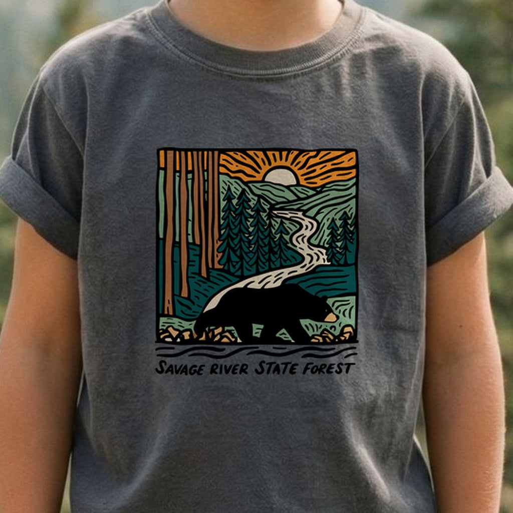 Savage River State Forest Kids Cotton T-Shirt