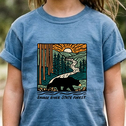Savage River State Forest Kids Cotton T-Shirt