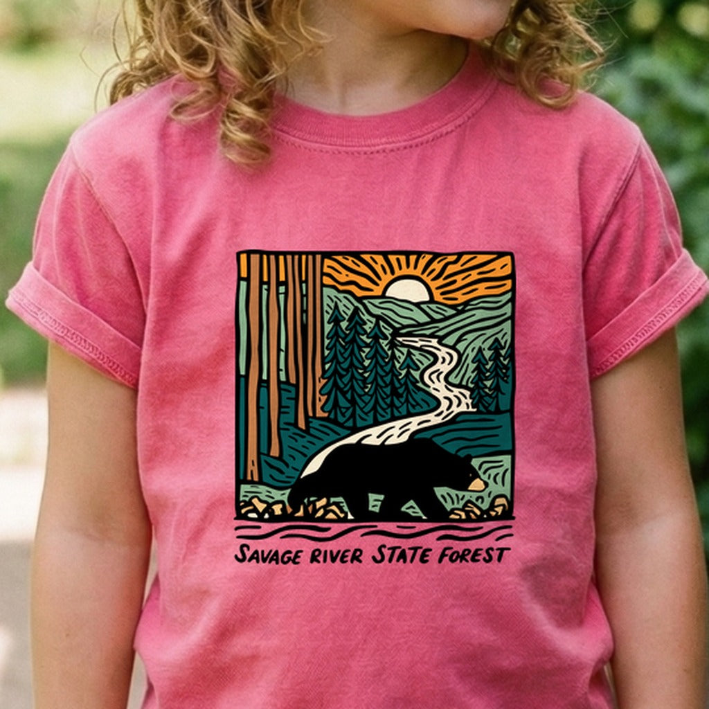 Savage River State Forest Kids Cotton T-Shirt