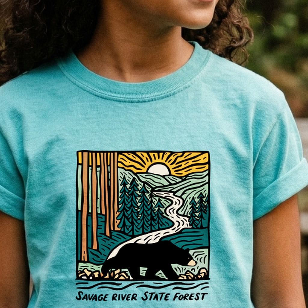Savage River State Forest Kids Cotton T-Shirt