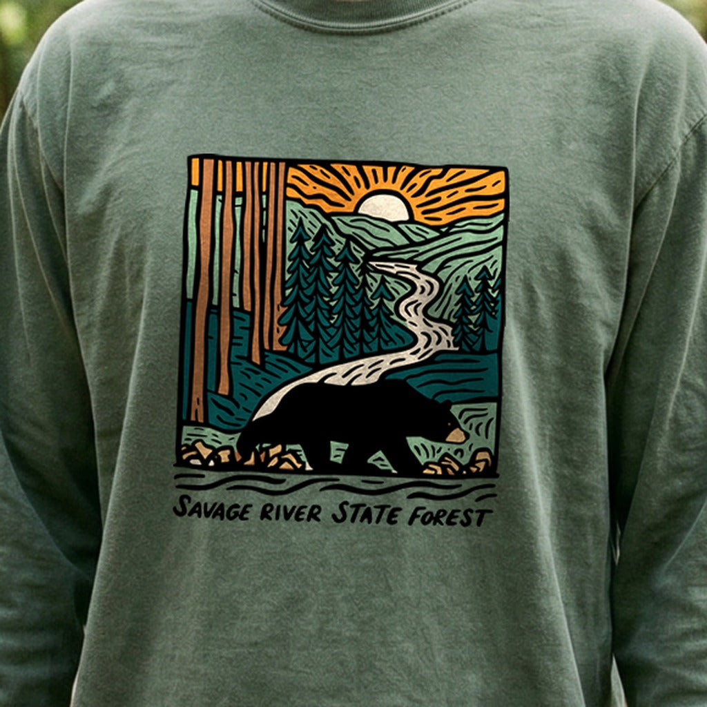 Savage River State Forest Cotton Long Sleeve