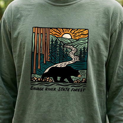 Savage River State Forest Cotton Long Sleeve