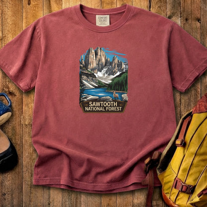Sawtooth National Forest Cotton T-Shirt