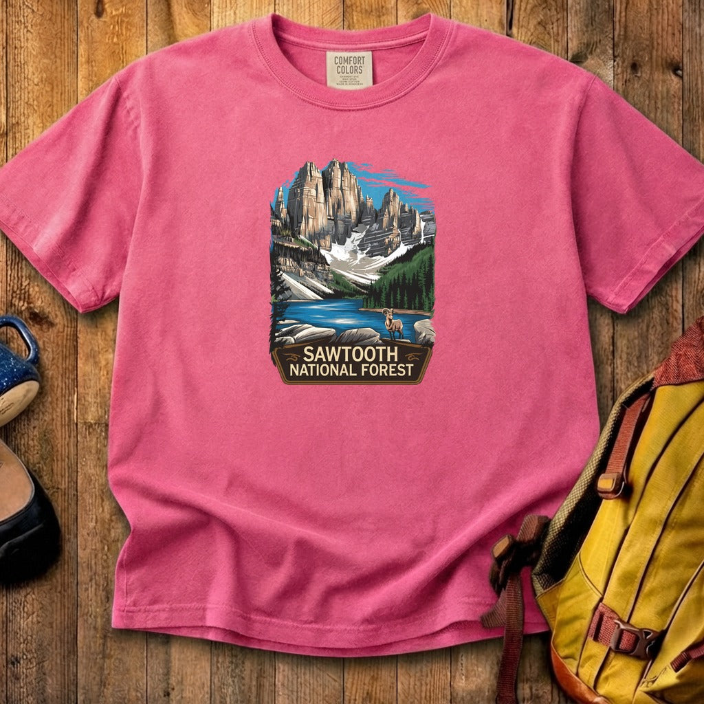 Sawtooth National Forest Cotton T-Shirt