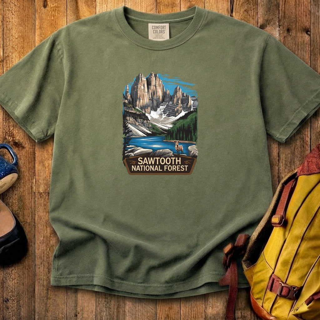 Sawtooth National Forest Cotton T-Shirt
