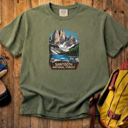 Sawtooth National Forest Cotton T-Shirt