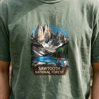 Sawtooth National Forest Cotton T-Shirt
