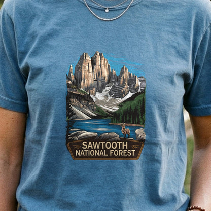 Sawtooth National Forest Cotton T-Shirt
