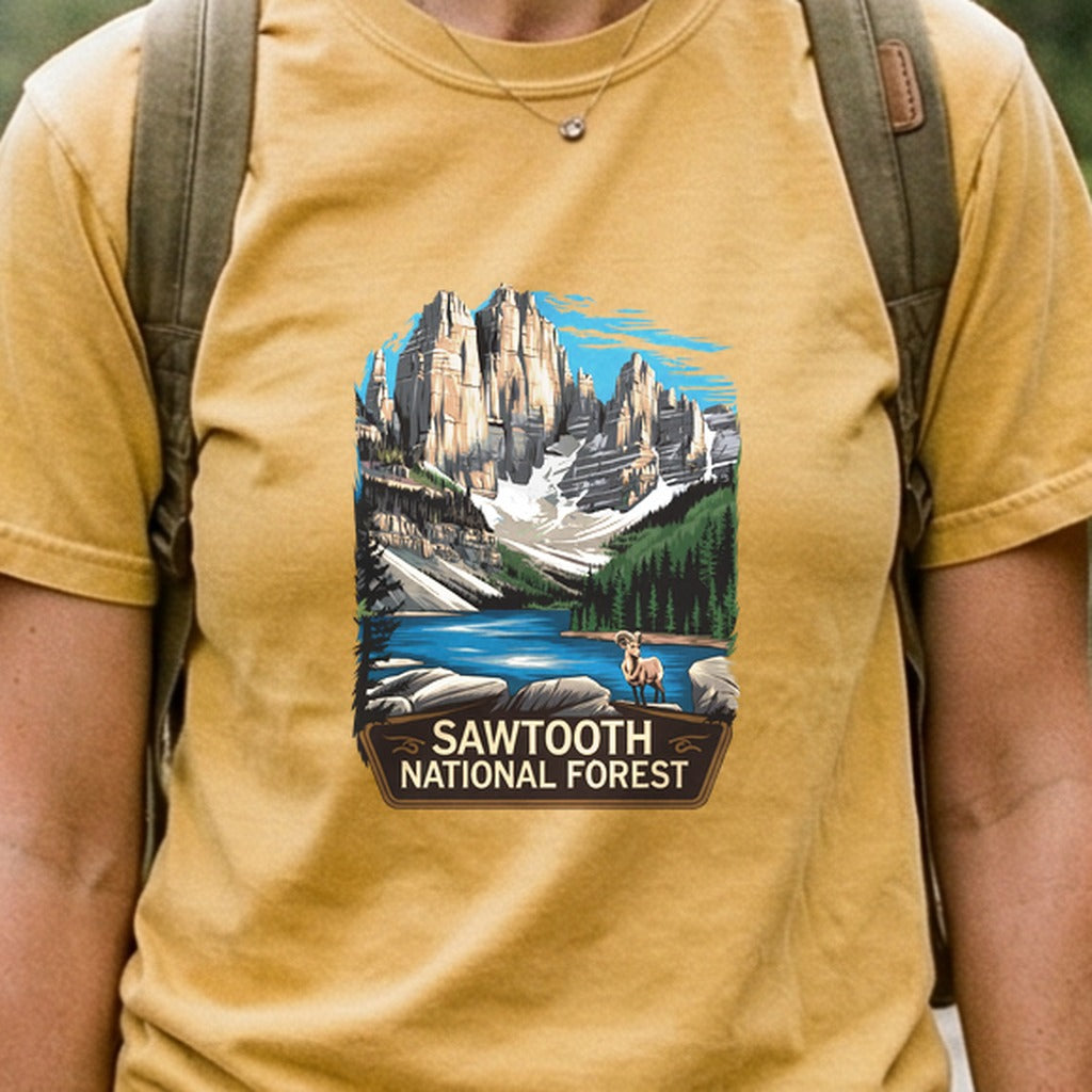 Sawtooth National Forest Cotton T-Shirt