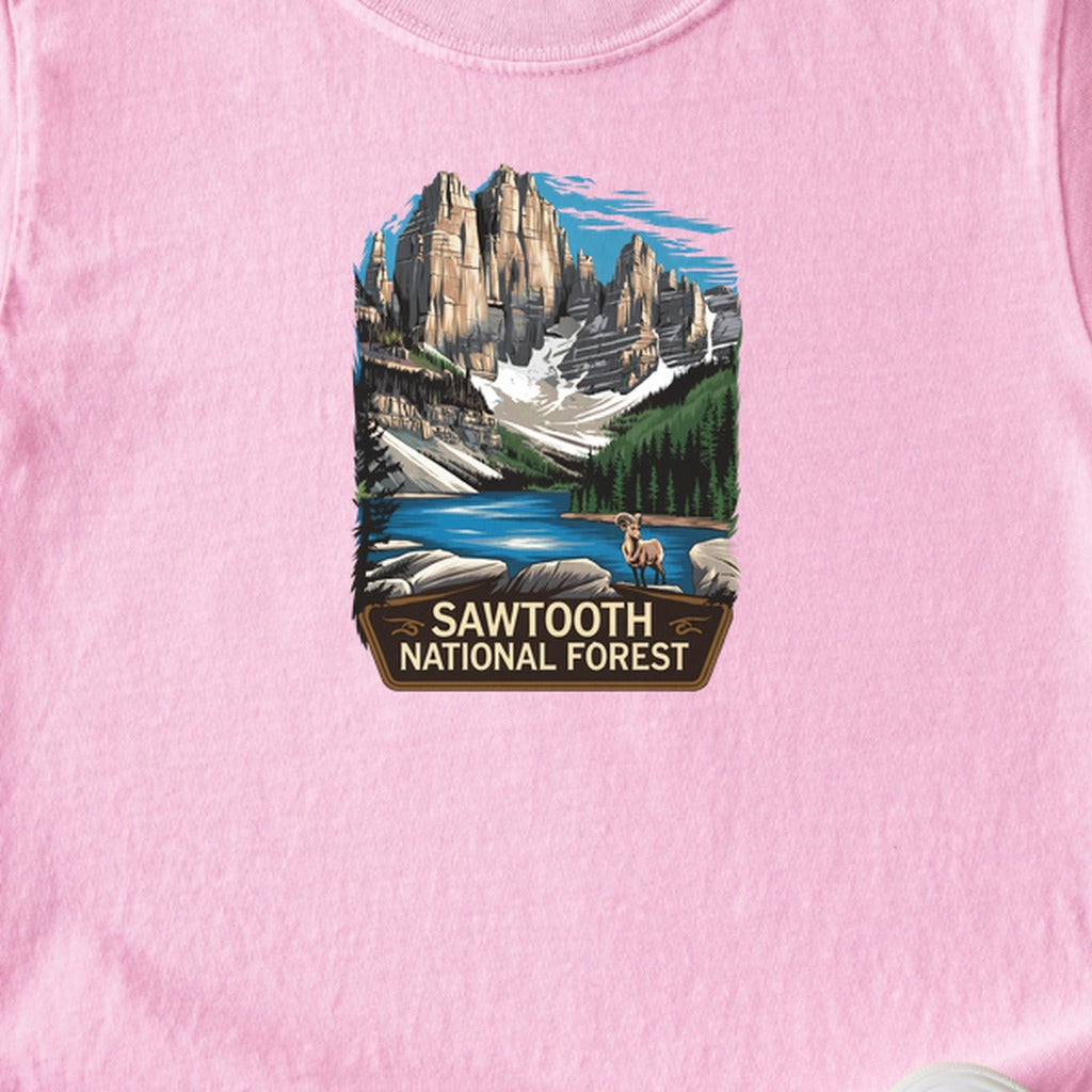 Sawtooth National Forest Kids Cotton T-Shirt