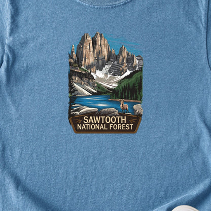Sawtooth National Forest Kids Cotton T-Shirt